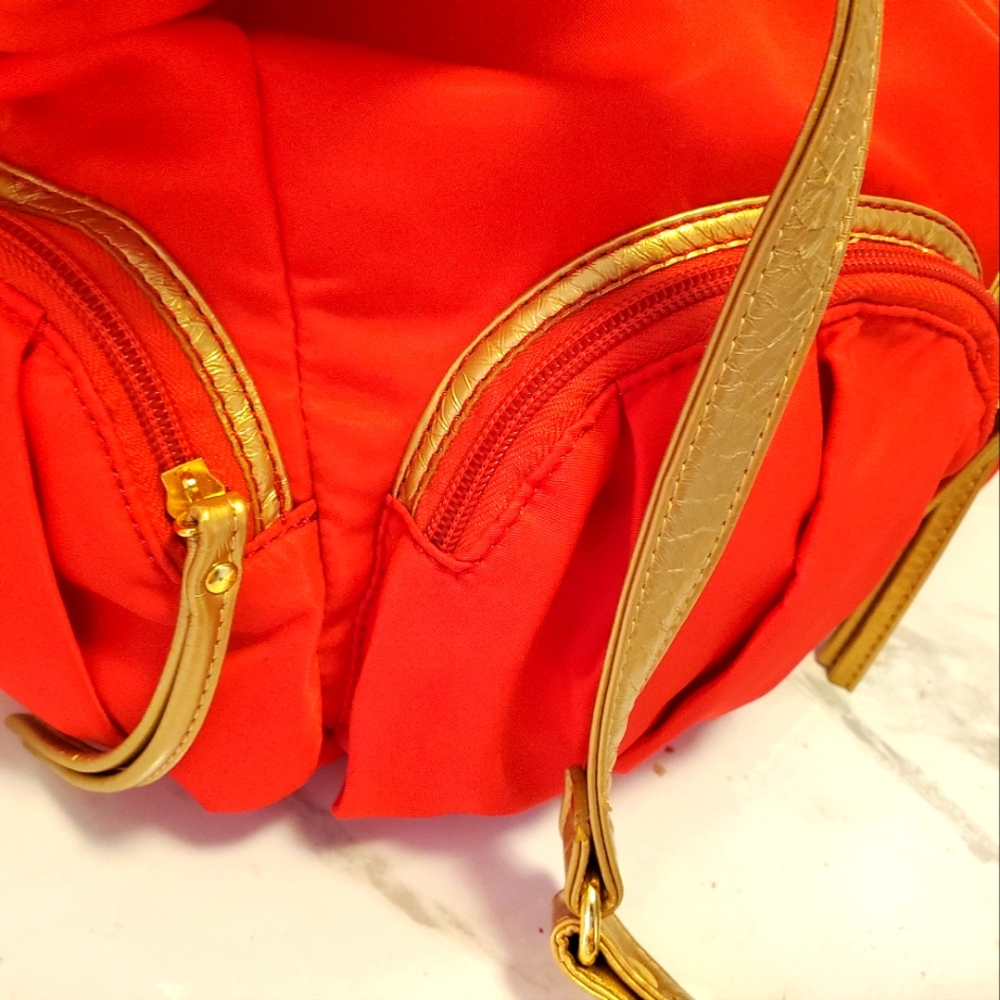 Red Valencia Shoulder Bag - Picture 5 of 12